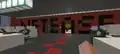 A Wall with the word "Netease" being shown with all of these letters capitalized. A Door to the kitchen is found in the letter A.