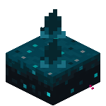 Sculk Sensor BE.gif: Infobox image for Sculk Sensor the block in Minecraft