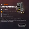 Shadow walker within the inventory.