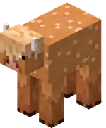 Sheared Wooly Cow.png: Infobox image for Wooly Cow the entity in Minecraft