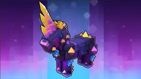 Shimmering Stallion Screenshot MCL.png: Infobox image for Shimmering Stallion the legends skin in Minecraft