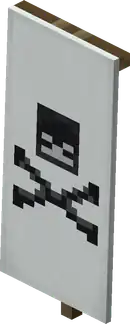 Skull charge banner pattern.png: Infobox image for Skull Charge Banner Pattern the item in Minecraft