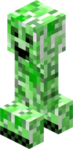 SmilingCreepers.png: Infobox image for Smiling Creeper the entity in Minecraft