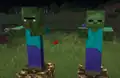 Comparison of a zombie and an old zombie villager.