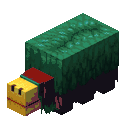 A sniffer splooting and digging