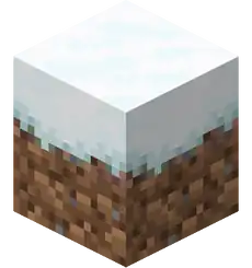 Snowy Grass Block.png: Infobox image for Grass Block the block in Minecraft