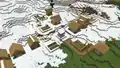 A plains village generated in the snowy plains.