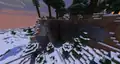 More hilly terrain in a snowy taiga biome.