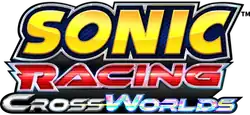 Sonic Racing Crossworlds logo.png: Infobox image for Sonic Racing: CrossWorlds the program in Minecraft