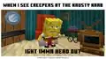 SpongeBob sits up meme.