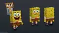 A render of SpongeBob SquarePants, made to celebrate the map