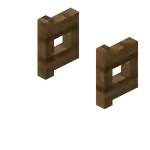 Spruce Fence Gate (Opened).png: Infobox image for Fence Gate the block in Minecraft