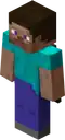 Steve wearing the MINECON 2016 cape in the Minecon 2015 Skin Pack and MINECON 2016 Skin Pack.
