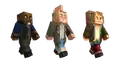 Promotional render of the Funshine, Axel, and Dottie skins.