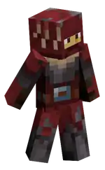 Strider Warrior.png: Infobox image for Strider Warrior the dungeons cosmetic in Minecraft