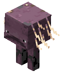 A strider shivering and slowed down on land.