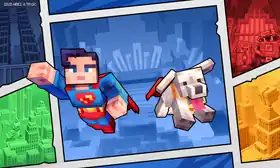 Superman_Thumbnail.jpg: Infobox image for Superman DLC the world in Minecraft