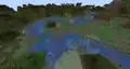 A river running through a swamp before 1.18.