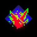 The shine pattern for Exploding's enchantment icon.