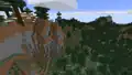 A taiga mountains single biome world.