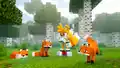 Three foxes and Tails from the Sonic the Hedgehog franchise.