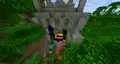 Jungle temple destroyed by ruined portal.