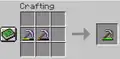 Attempting to combine two enchanted items in a crafting table always results in an unenchanted item, even if the two items have the same enchantments.