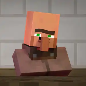 Artwork of Villager No. 5, used to tease his appearance at Minecraft Live.