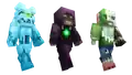 Promotional render of Eyece, Endergaunt, and Frankencrafter.