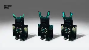 Early iterations of the warden's tendrils.