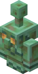 Weathered Copper Golem.png: Infobox image for Copper Golem the entity in Minecraft