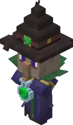 Witch as it appears in Minecraft Legends.