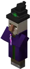 Witch drinking BE.png: Infobox image for Witch the entity in Minecraft