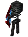 Wither skeleton archer aiming.