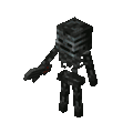 Wither skeleton novelty (unused leg animation).