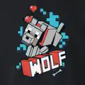 Minecraft Jolly Mobs Wolf, an official T-Shirt design.