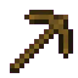 Wooden Pickaxe.png: Infobox image for Pickaxe the item in Minecraft