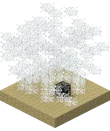 Spider monster spawner in a woodland mansion.