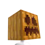 An Avatar item of a carved pumpkin.