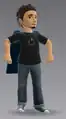 The Xbox avatar version of the MINECON 2012 cape