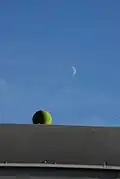 A ball and the moon.JPG