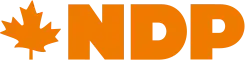 Orange NDP logo English.svg