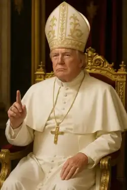 Trump as Pope (AI generated)