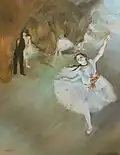 Dainty painting Ballet Edgar Degas
