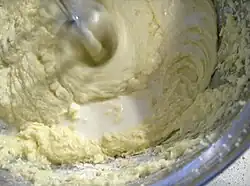 6. Then a little bit of milk.