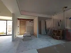 (The same, as seen from within the kitchen)