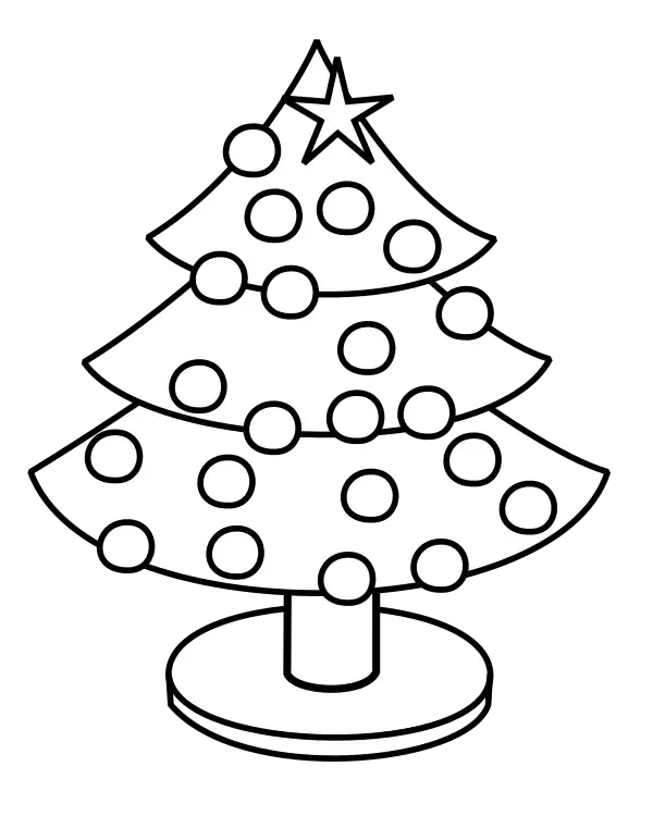 Decorated holiday tree