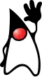Duke, the mascot of Java.