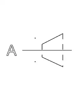 Descriptive Geometry problem. Find the distance between the point and the line.