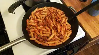 Finished cooking and ready to serve!